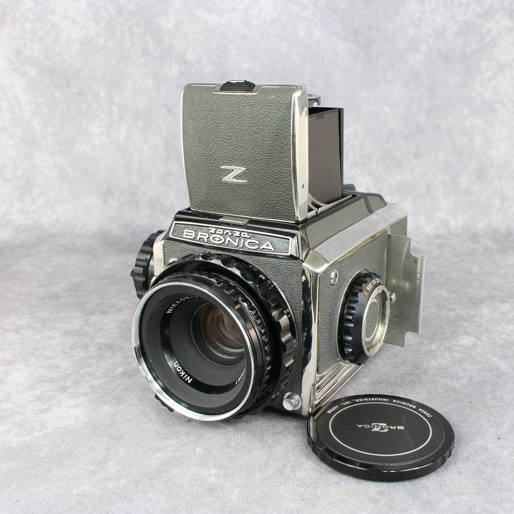 Zenza Bronica + Nikkor-P 75mm F/2.8 Lens 120 / közepes formátumú fényképezőgép #1.1