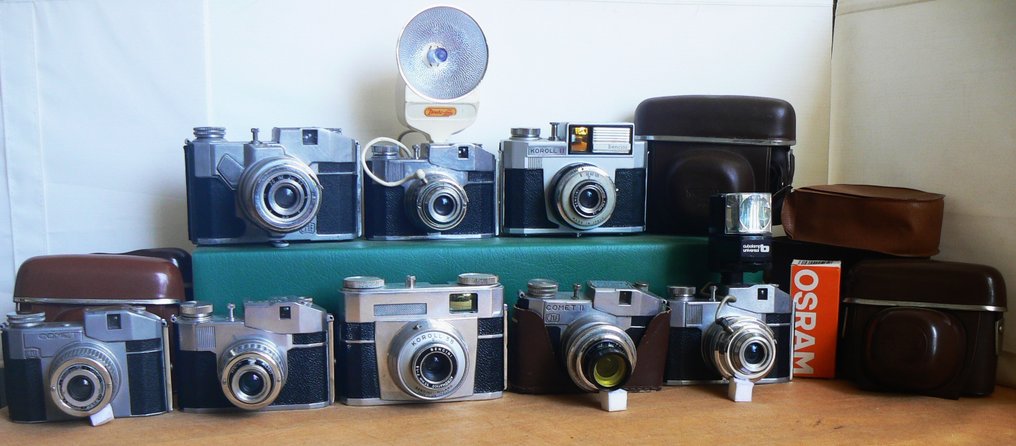 Bencini Milano: fine collection of the Italian brand Koroll - Comet (1950s-60s) | Viewfinder camera #1.1