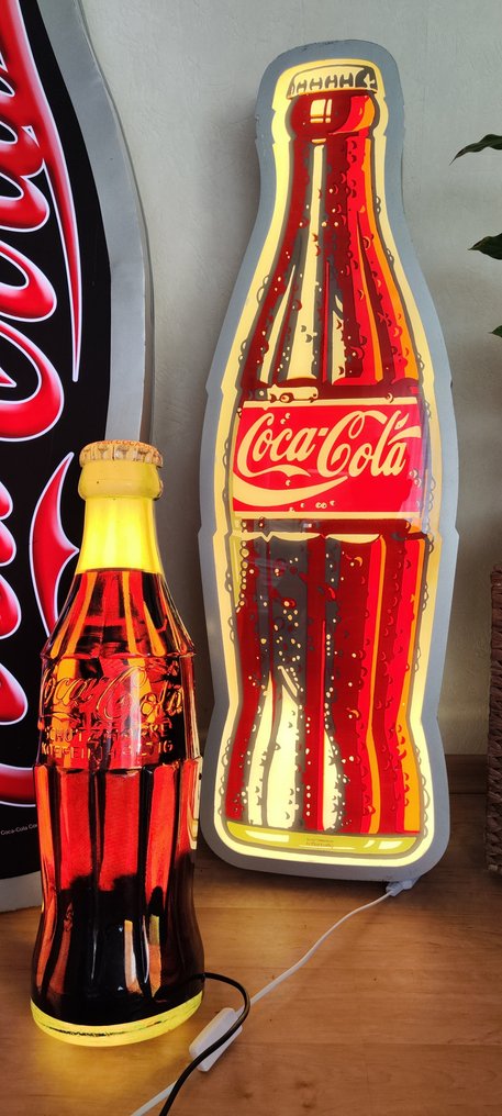 Coca-Cola - 霓虹燈標誌 (3) - 塑料, 鋁 #2.1