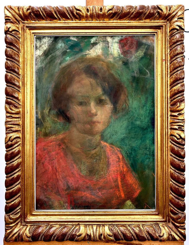 Angelo Landi (1879–1944) - Ritratto femminile #2.1