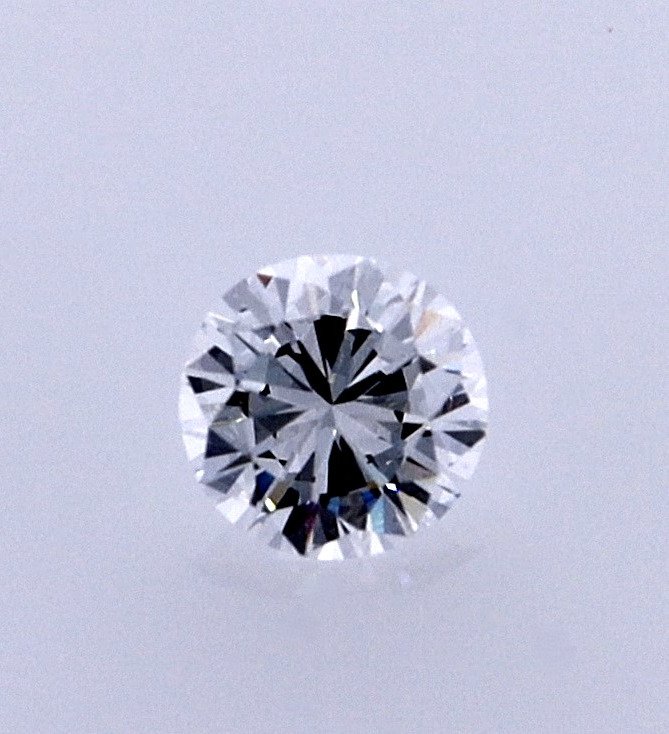 1 pcs Gyémánt - 0.47 ct - Kerek - D (színtelen) - VVS2 #3.2