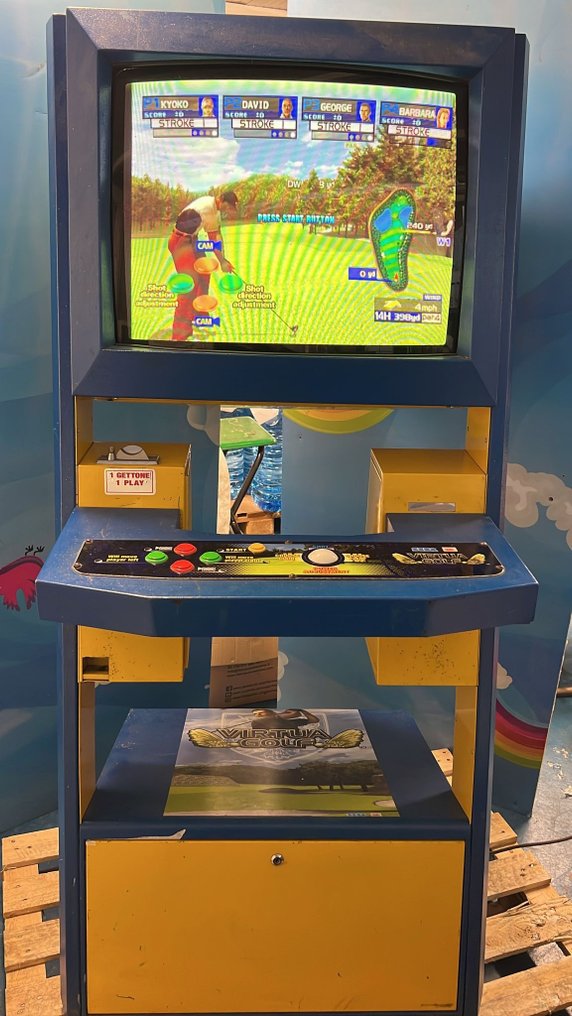 Sega - Virtua Golf - arcade cabinet - Videospill #1.1