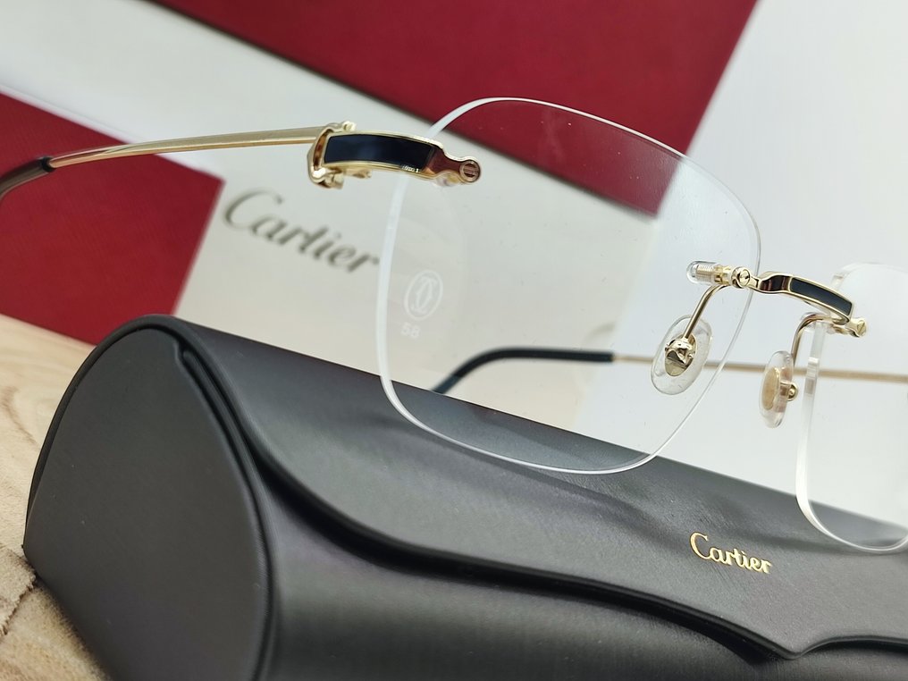Cartier - Laque Black Gold Planted 18k - Okulary #1.1