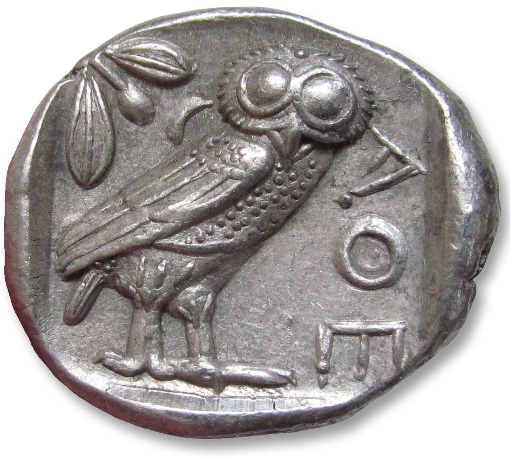 Attique, Athènes. Tetradrachm 454-404 B.C. - great example of this iconic coin - #1.1