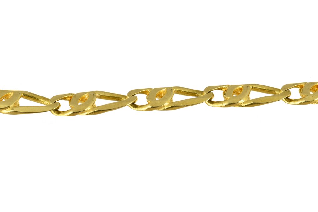 Chain bracelet - 18 kt. Yellow gold  #2.2