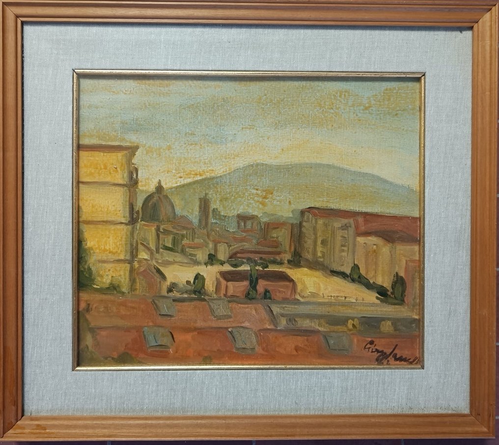 Scuola italiana (XX), firmato Cianfanelli - Panorama di Firenze #2.1