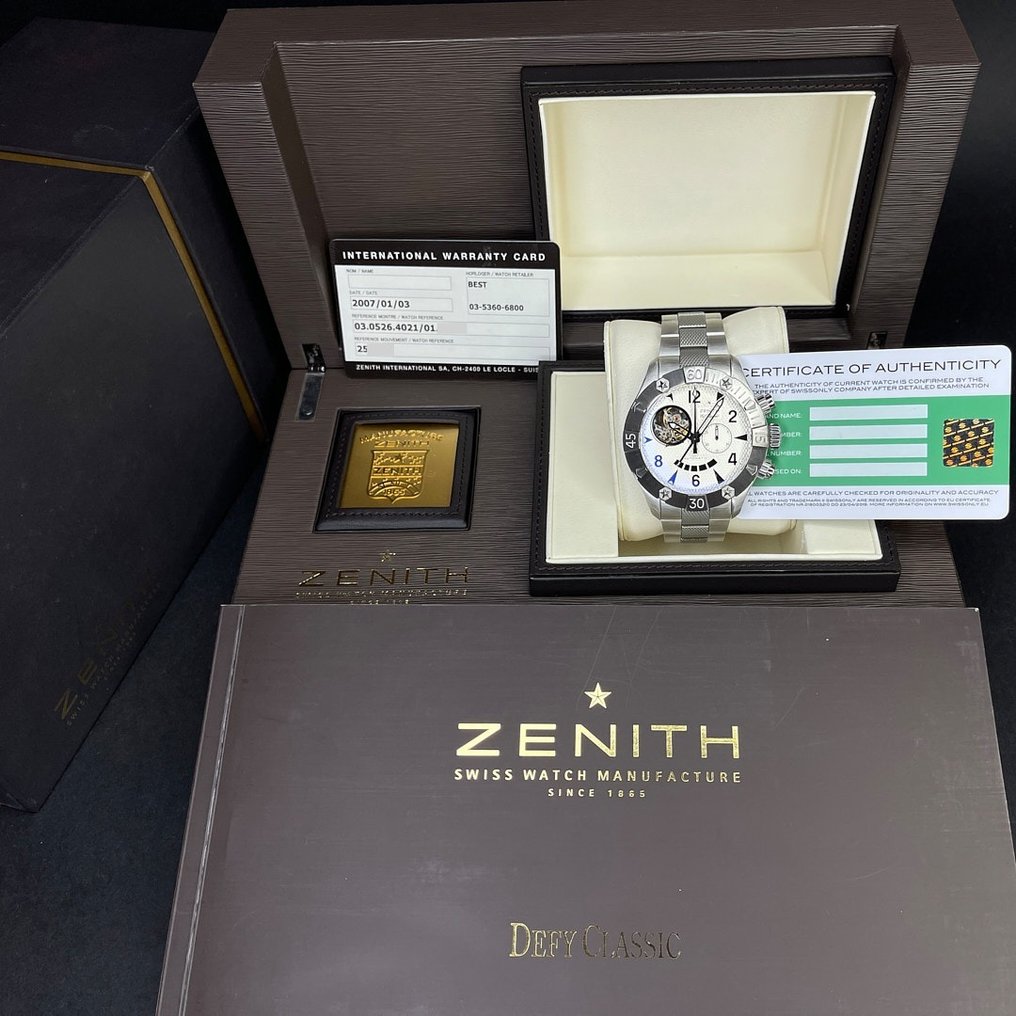 Zenith - El Primero Defy Classic - 03.0526.4021 - 中性 - 2007年 #1.2