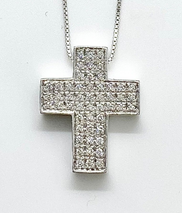 Salvini - Necklace with pendant 18k - white gold Diamond  (Natural) #1.1