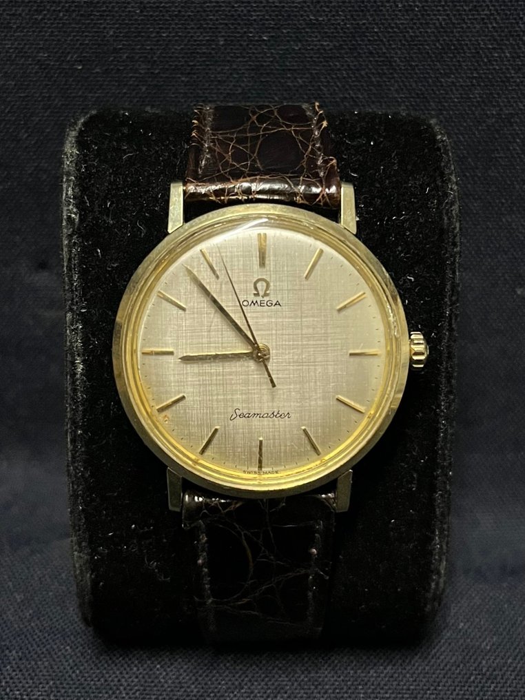 Omega - Seamaster - gold capped 14735-1SC - Linen dial - Uniszex - 1960-1969 #2.1
