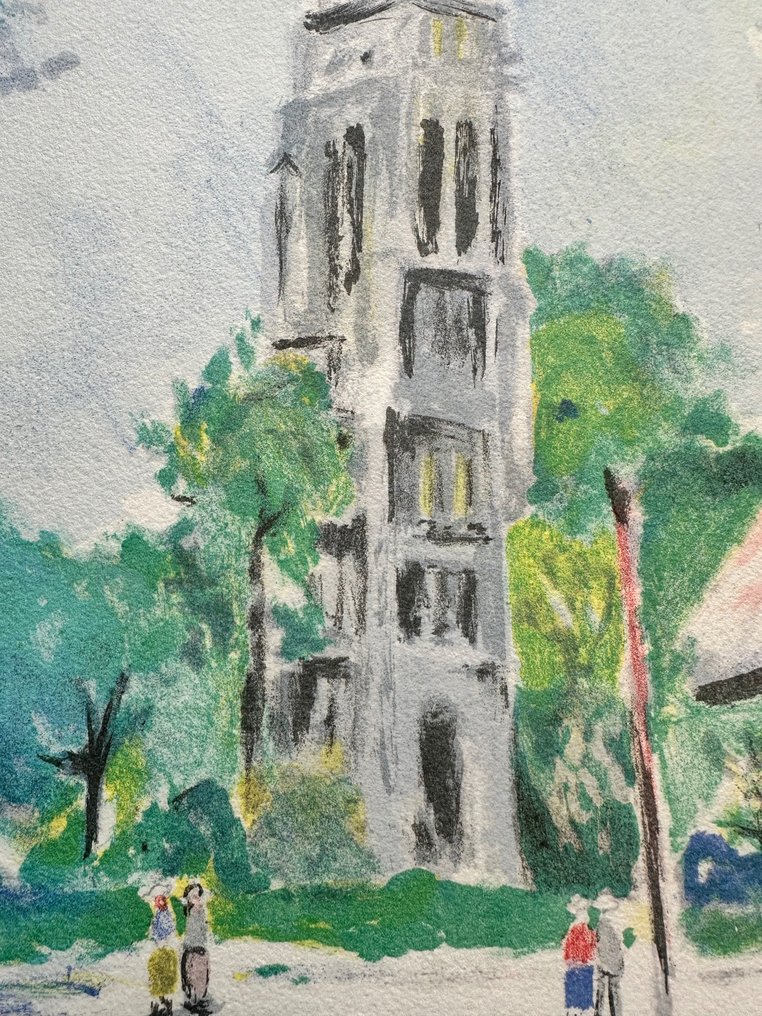 Maurice Utrillo (1883-1955) - La tour de saint Jacques #3.2