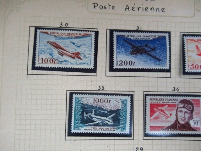 法國  - 航空郵件、高級集郵 #1.2