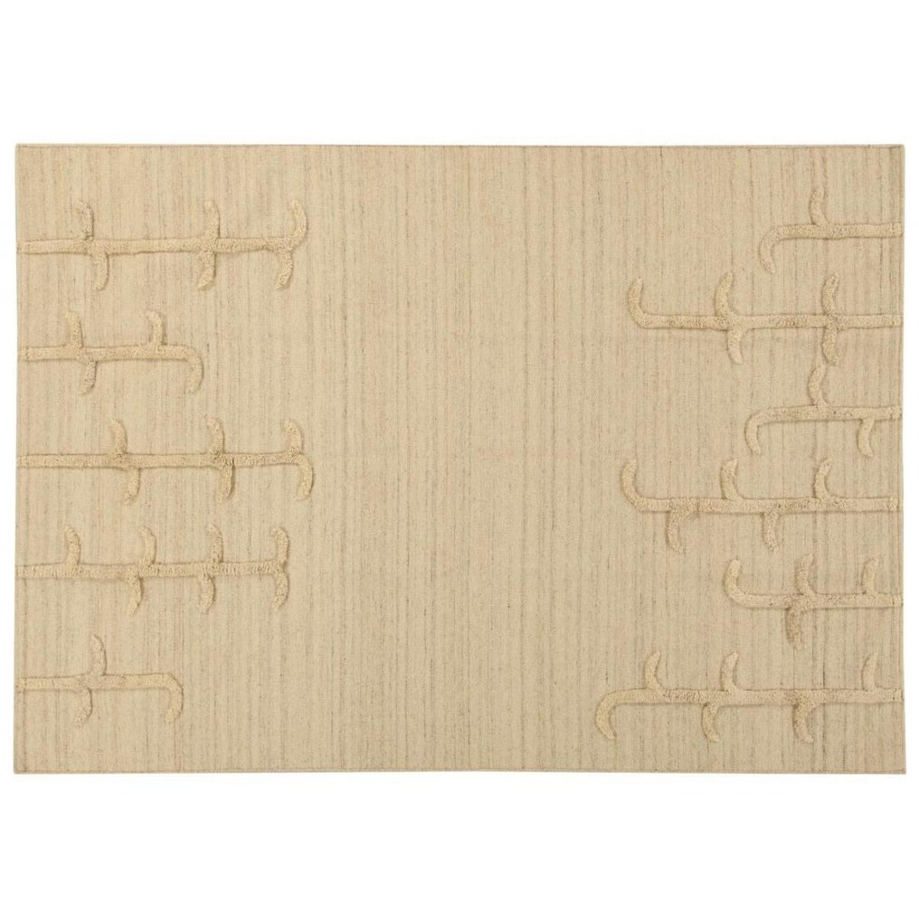 斋浦尔现代基里姆 - 凯利姆平织地毯 - 201 cm - 140 cm #1.2