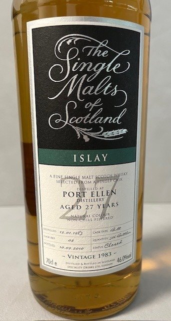 Port Ellen 1983 27 years old - The Single Malts of Scotland  - b. 2010  - 70厘升 #1.2
