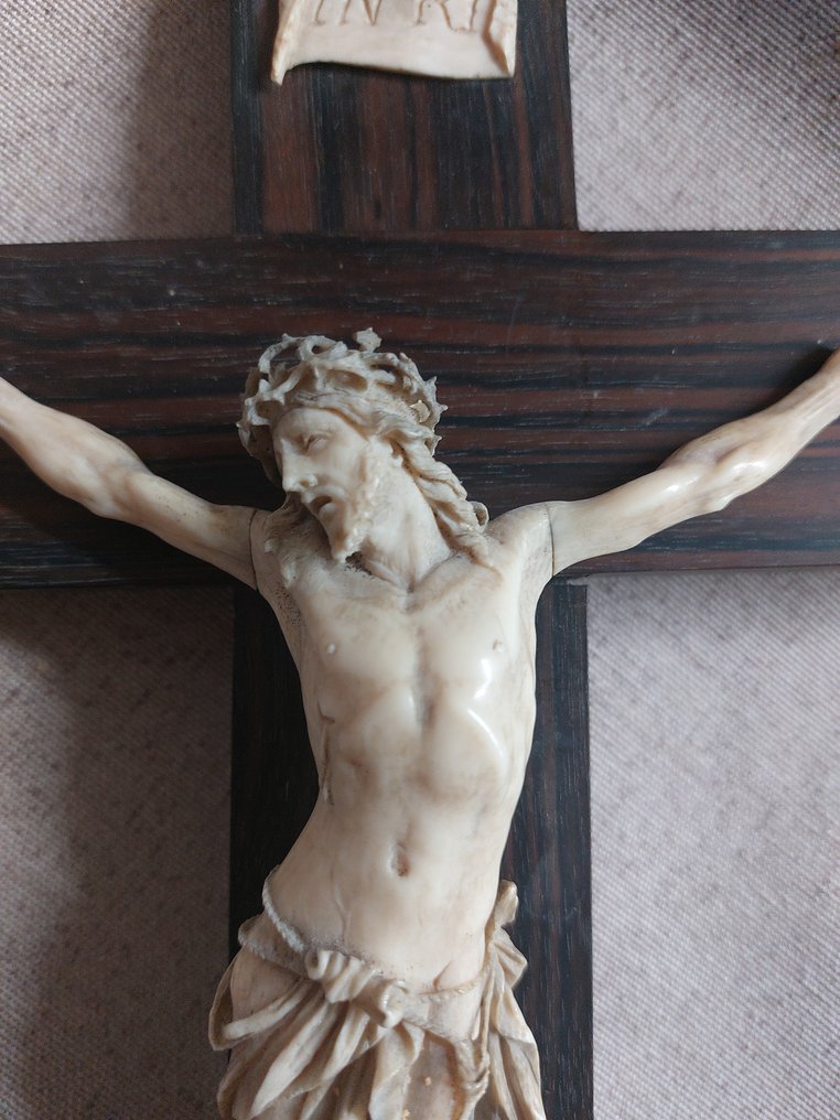 Scultura, Cristo avorio - 35 cm - Avorio #1.2