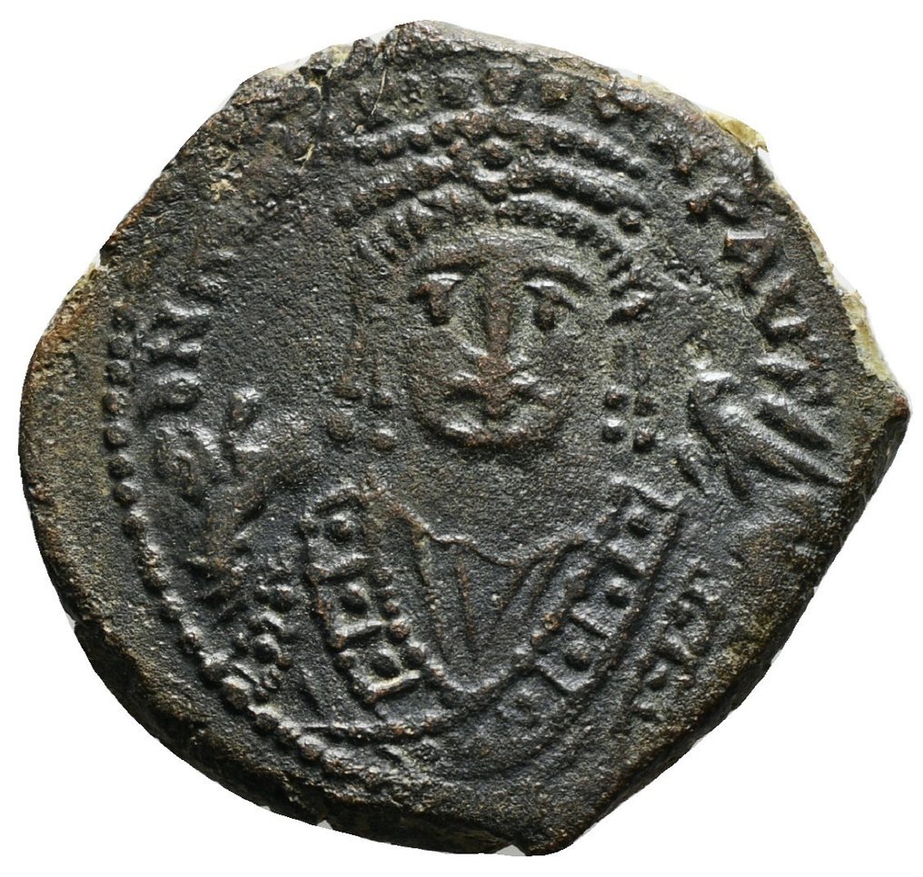 Byzantinisches Reich. Maurice Tiberius (582-602 n.u.Z.). Follis  (Ohne Mindestpreis) #1.1