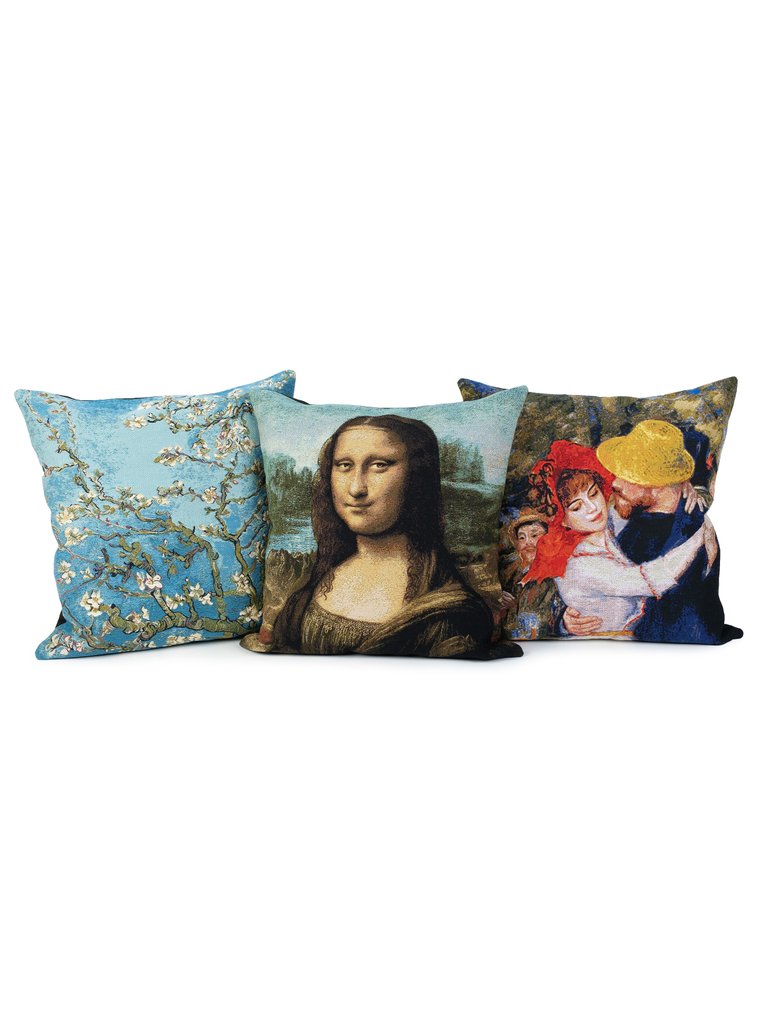 Giuri Tessuti - Set of 3 exclusive art cushions - Italian craftsmanship - Cushion (3) #1.1
