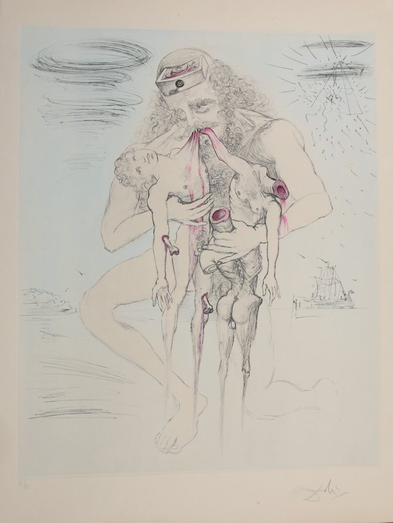Salvador Dali (1904-1989) - The Mythology : Kronos #1.1