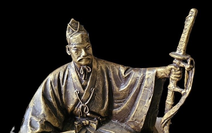 Seibo Kitamura Samurai Statue - Szobor Bronz - Japán #3.1