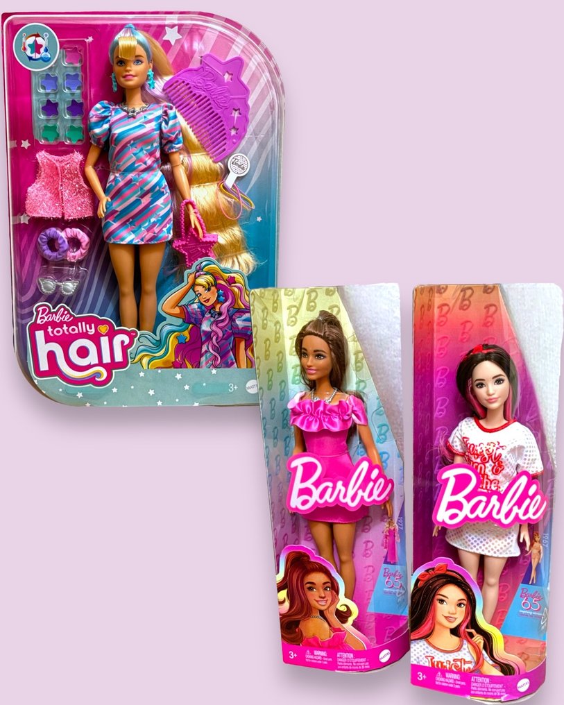 Mattel  - 芭比娃娃 Barbie 65th anniversary Inspiring Stories 2x en Barbie 30 jaar bestaan best verkochte Barbie Totally - 2020+ #1.1
