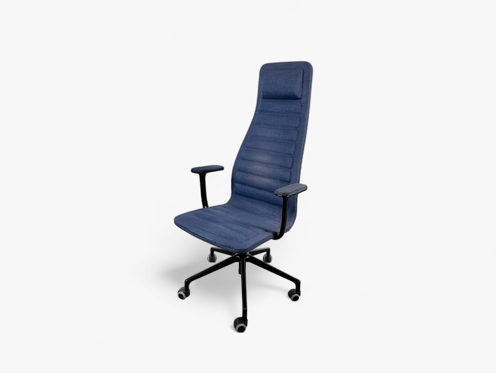 Cappellini - Jasper Morrison - Chaise de bureau - Chaise de bureau haute Lotus - Acier, poussière #2.1