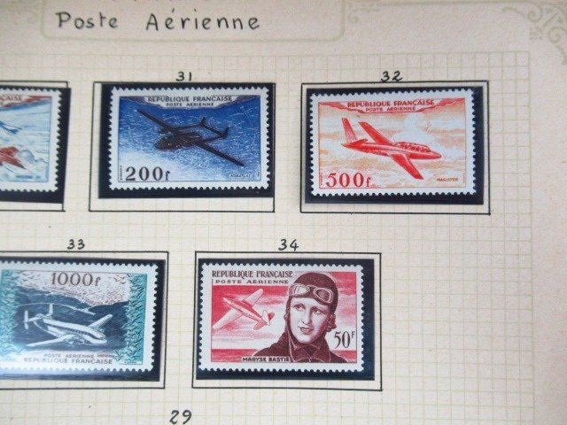 法國  - 航空郵件、高級集郵 #1.3