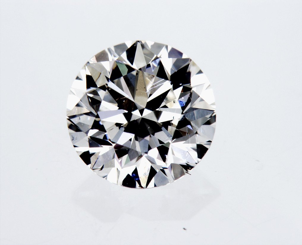 1 pcs Diamant  (Natürlich)  - 0.91 ct - Rund - J - VS2 - International Gemological Institute (IGI) #1.1