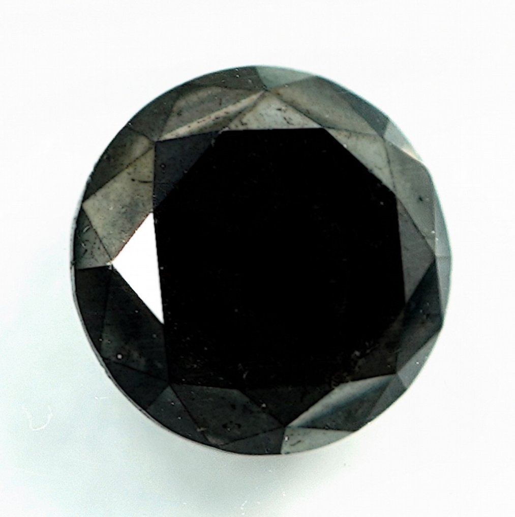 1 pcs Diamond  (Colour-treated)  - 2.52 ct - Round - Not specified in lab report - International Gemological Institute (IGI) #1.0