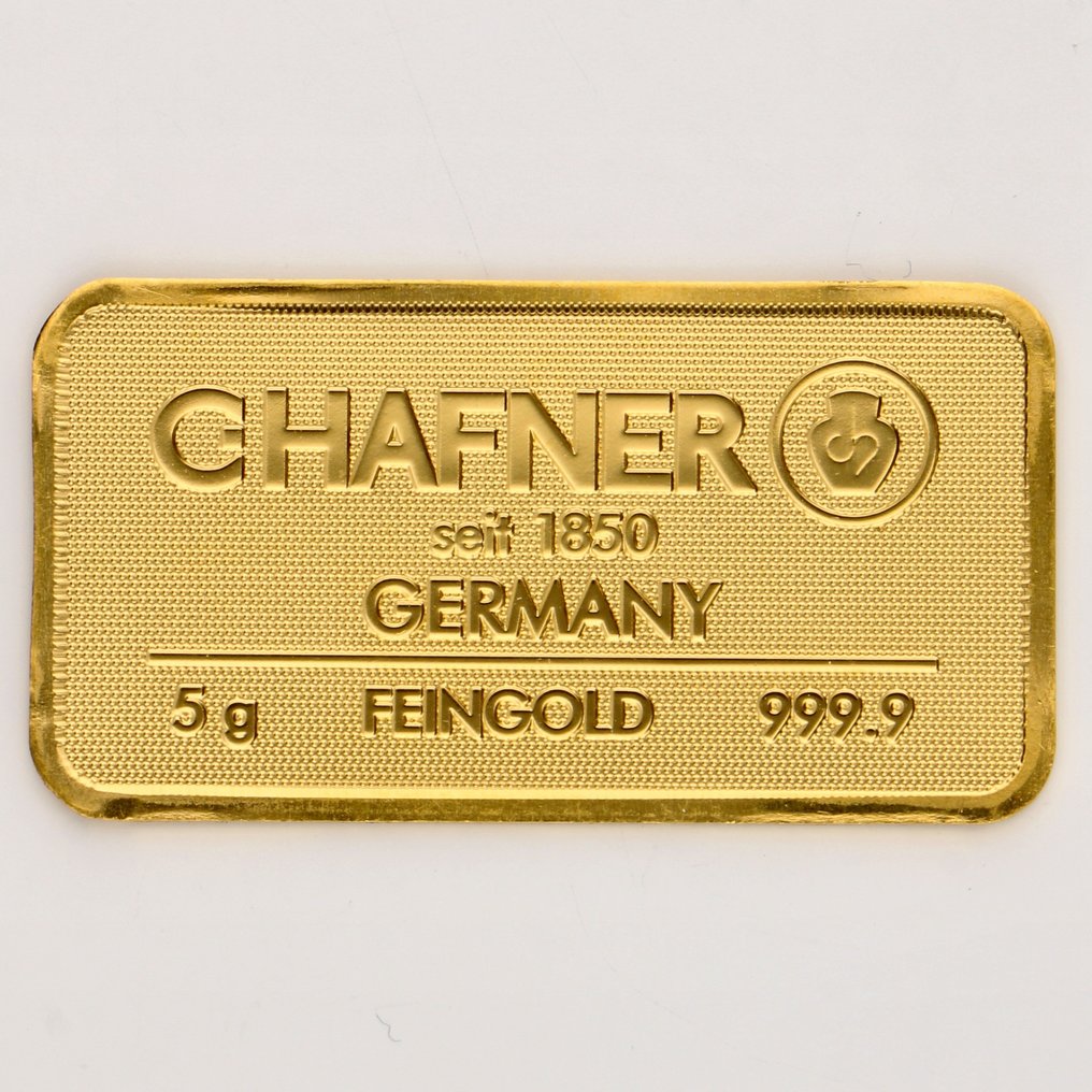 5 gramas - Ouro .999 - C.Hafner #1.1
