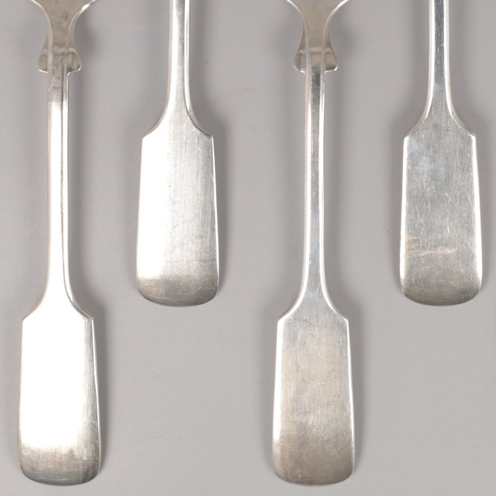 Robbe & Berking Dinerlepels Model: Alt-Spaten - Cutlery set (6) - .925 silver #1.2