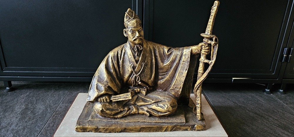 Seibo Kitamura Samurai Statue - Szobor Bronz - Japán #2.1