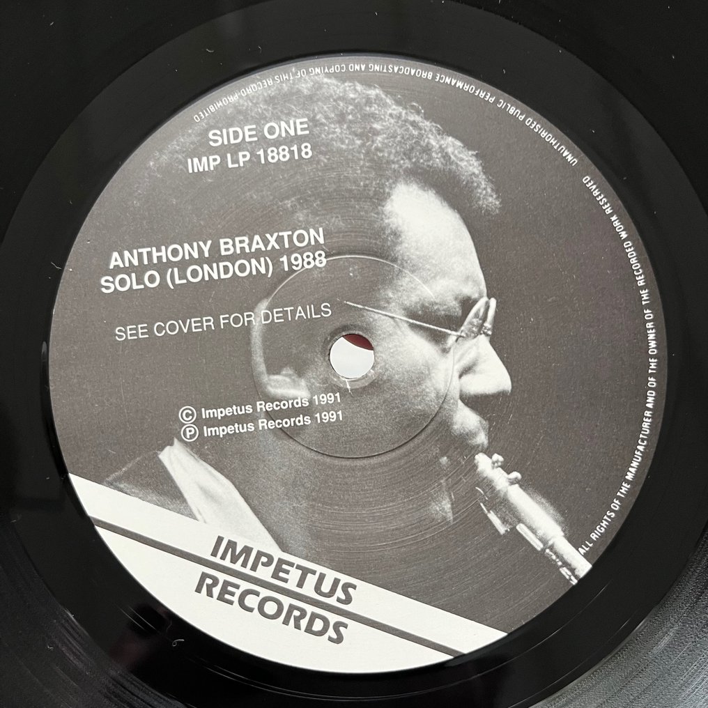 Anthony Braxton - Solo London 1988 & Trio and Duet (both 1st pressing, 1 album signed) - 多個標題 - LP 專輯（多個） - 第一批 模壓雷射唱片 - 1974 #3.2