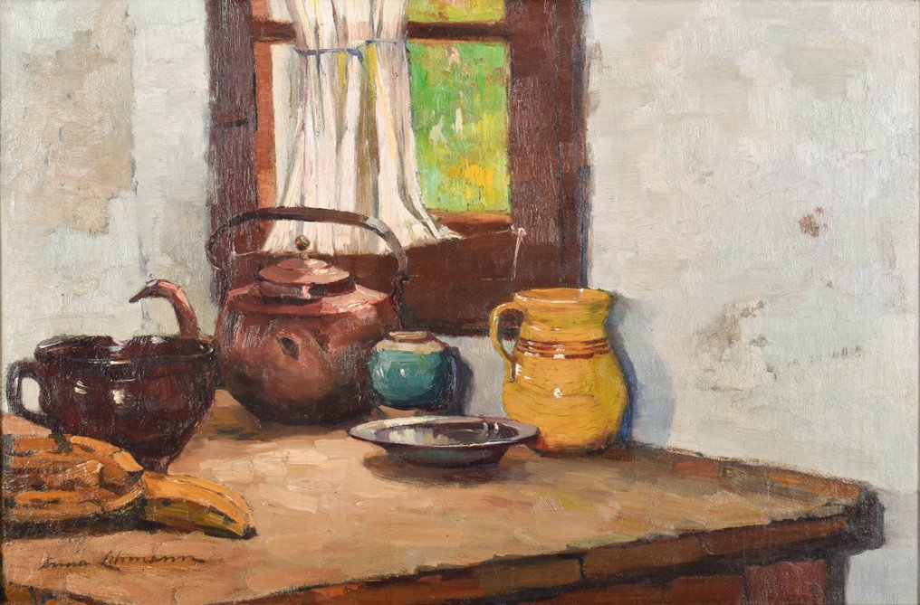 Anna Elizabeth Frederika Lehman (1876-1956) - Kitchen interior #1.1
