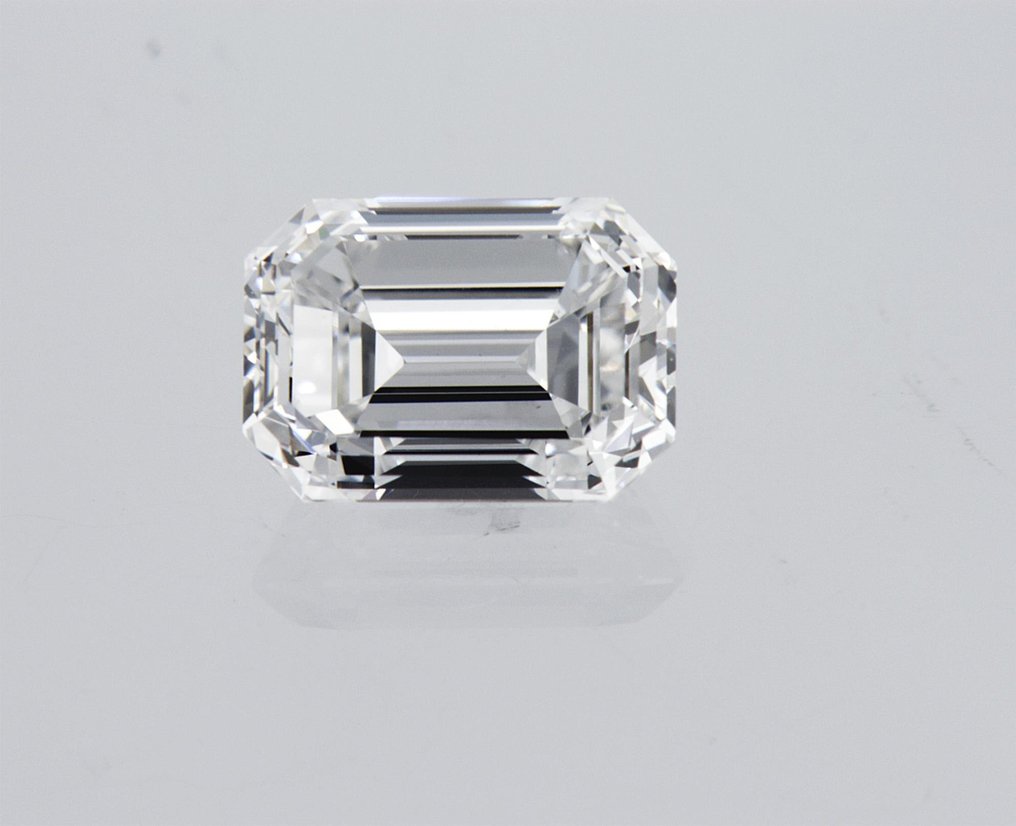 1 pcs Diamante  (Natural)  - 1.21 ct - Esmeralda - VVS1 - Gemological Institute of America (GIA) #1.1