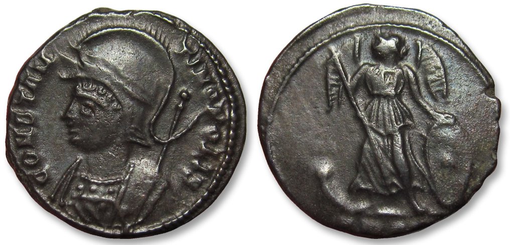 罗马帝国. 君士坦丁一世 （公元306-337）. Follis Treveri (Trier) mint circa 330-333 A.D. - mintmark TRP or TRS - #2.1