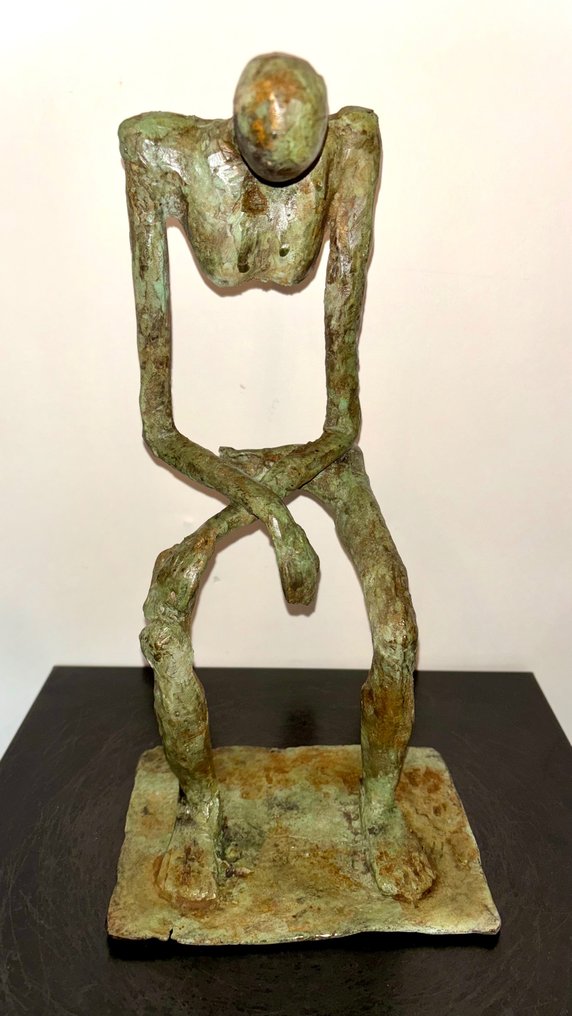 Abdoulaye Derme - Escultura, Repos - 30 cm -  #1.2