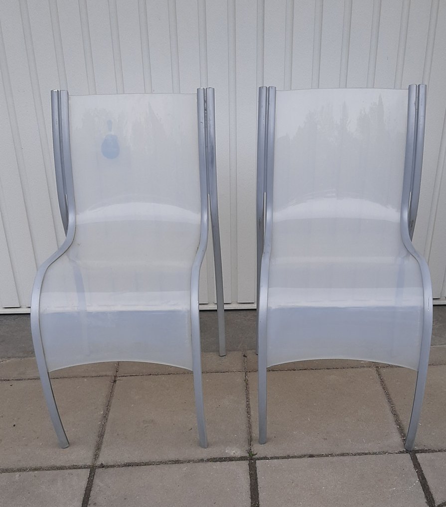 Kartell - Ron Arad - 椅子 (2) - 焦平面阵列 - 塑料, 铝 #1.1