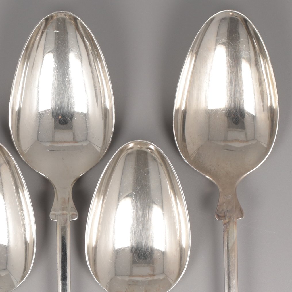 Robbe & Berking Dinerlepels Model: Alt-Spaten - Cutlery set (6) - .925 silver #2.1