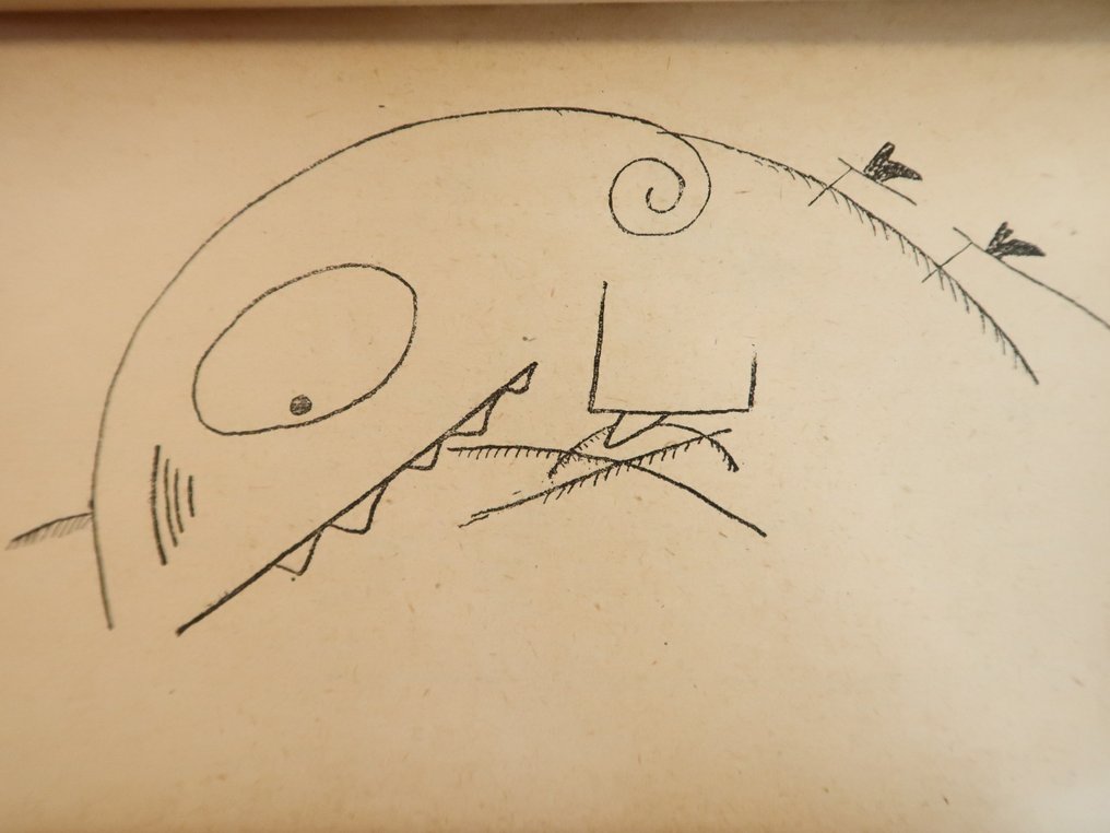 Signé; Jean Cocteau - Le Potomak [1913-1914] précédé d'un Prospectus 1916. Et suivi des Eugènes de la guerre [E.O Envoi & - 1919 #3.3