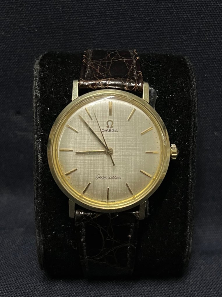 Omega - Seamaster - gold capped 14735-1SC - Linen dial - Uniszex - 1960-1969 #1.1