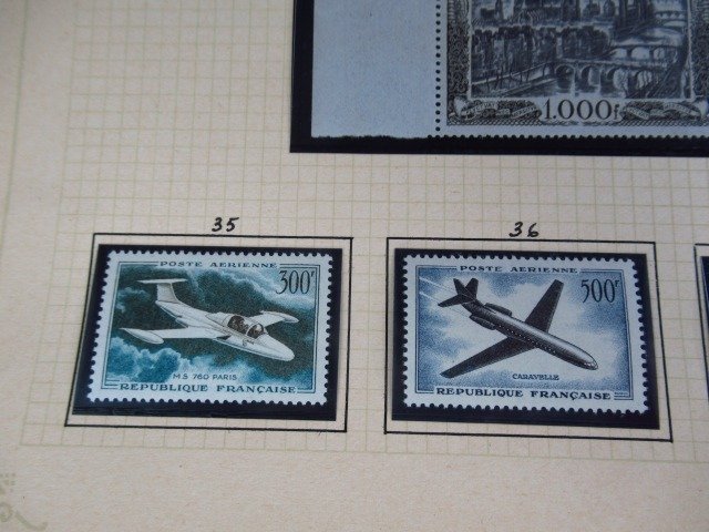 法國  - 航空郵件、高級集郵 #3.1