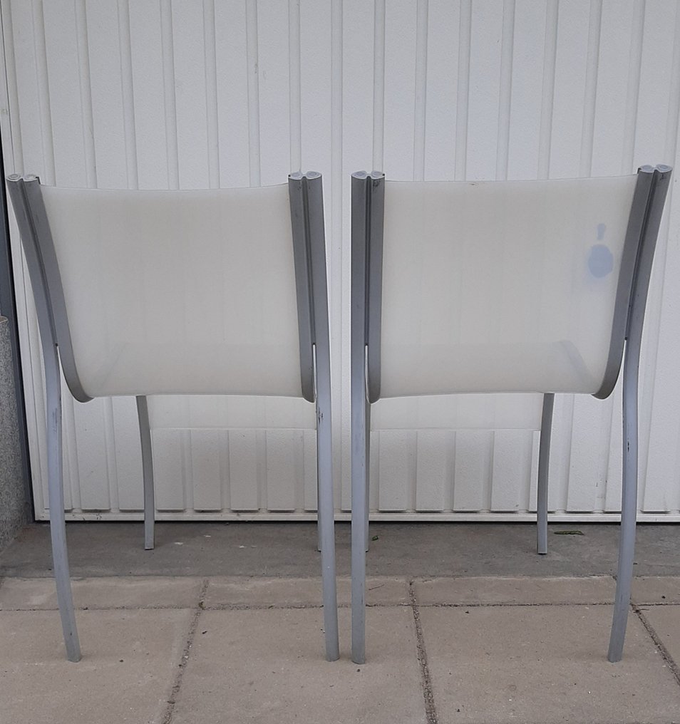 Kartell - Ron Arad - 椅子 (2) - 焦平面阵列 - 塑料, 铝 #2.1