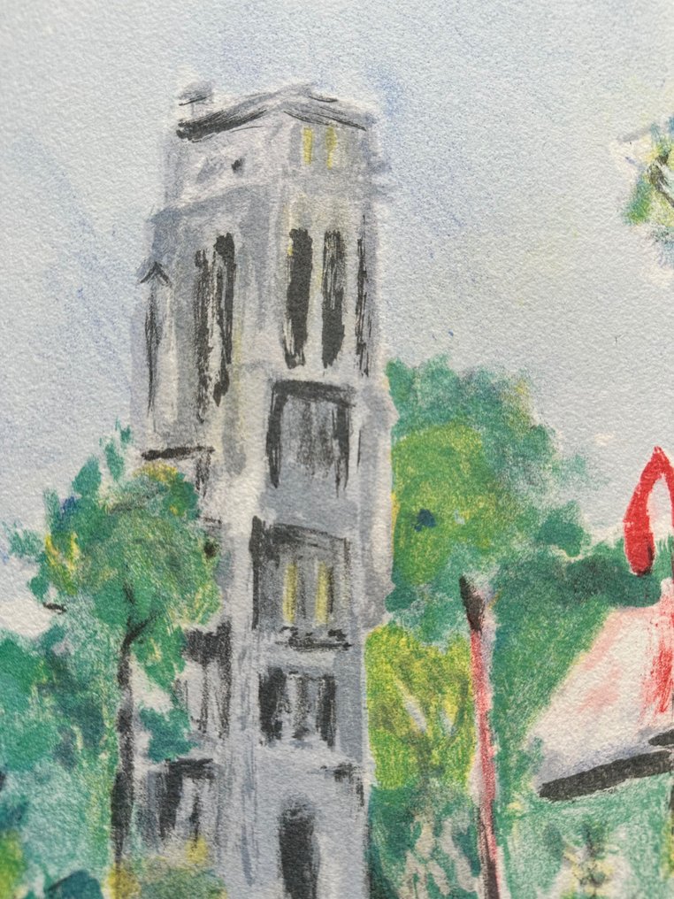 Maurice Utrillo (1883-1955) - La tour de saint Jacques #2.1