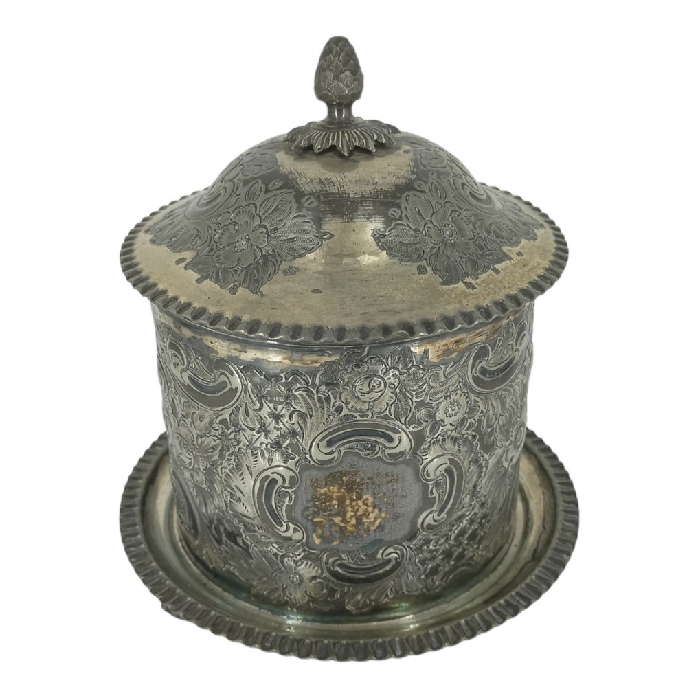 James Deakin & Sons - Boîte à épices - Porte-essence en métal argenté, Angleterre - James Deakin & Sons - 19ème siècle - Métal argenté #1.1