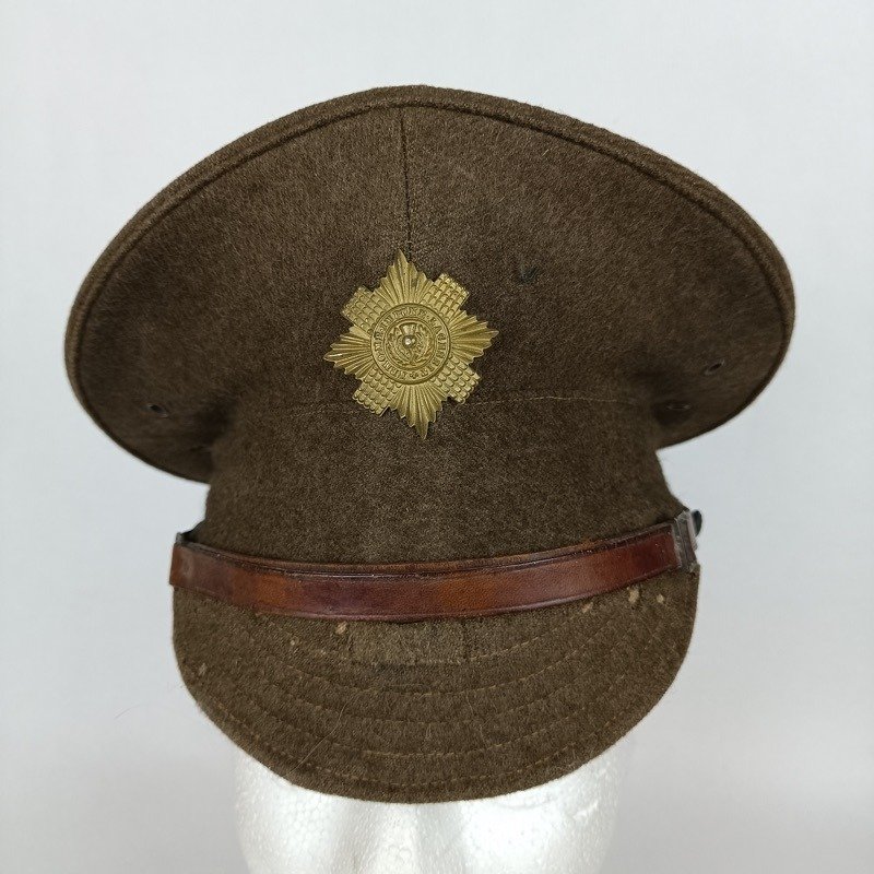 英國 - 陸軍／步兵 - 軍用頭盔 - 蘇格蘭衛兵 WW1 板帽， #1.2