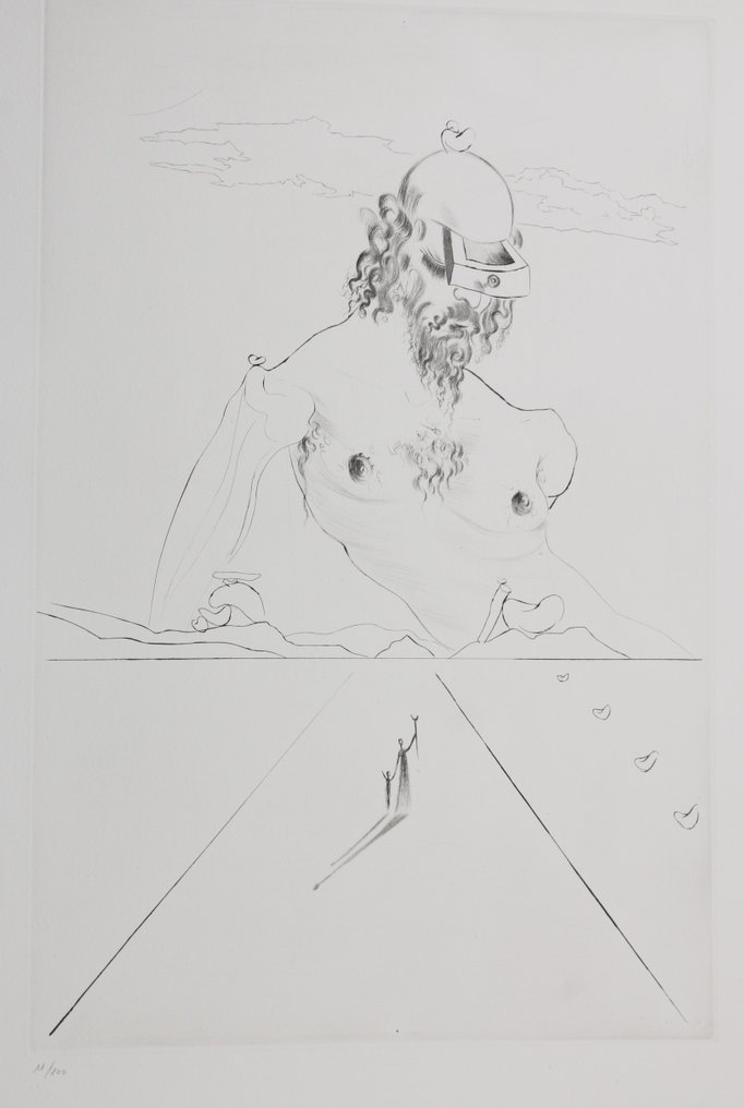 Salvador Dali (1904-1989) - Le Colosse (en noir) #2.1