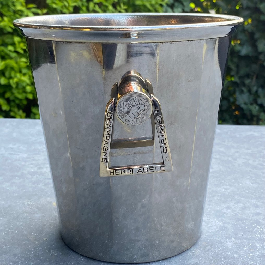 HENRI ABELÉ / TETE & LEROY - 香槟冷却桶 - 镀铬或镀镍黄铜  #1.1