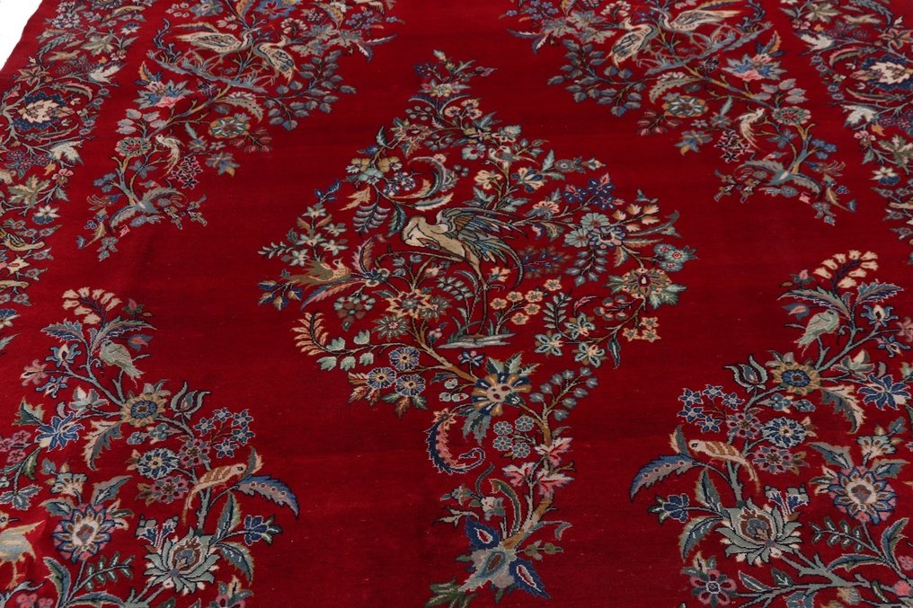 Alfombra genuina de lana Kashan semi-antigua - Lana fina - Alfombra - 332 cm - 207 cm #2.1