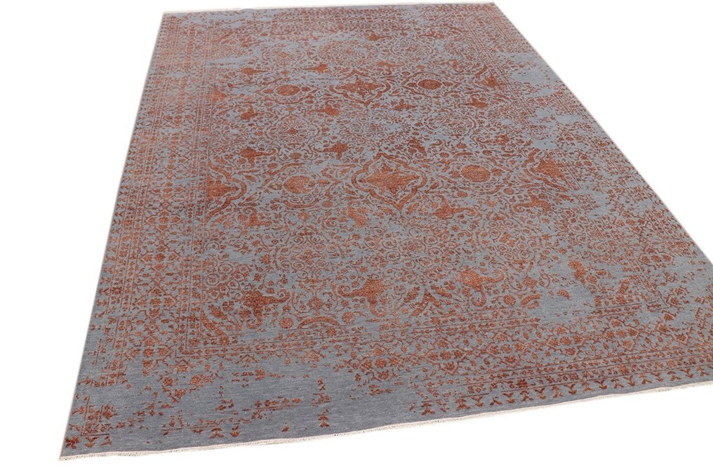 阿格拉擦除蓝色/铜色 - 小地毯 - 365 cm - 271 cm #1.3