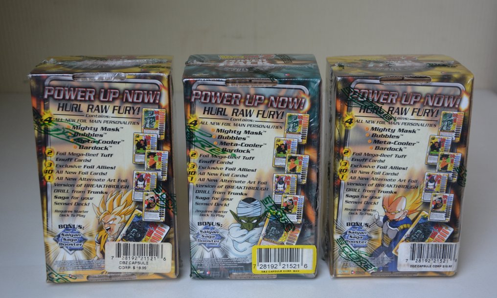 Score Entertainment - 3 Sealed box - DragonBall Z 3x Capsule Power Pack Boxes Art Factory Sealed - Capsule Power Pack #1.3