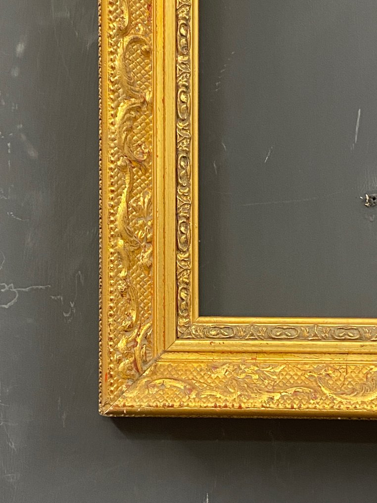 Frame  - wood and gilded tablet #1.2
